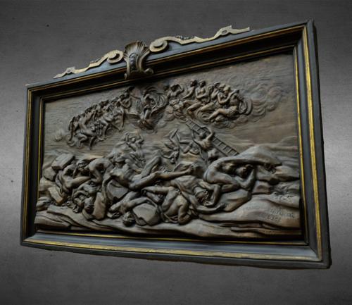 The assault on Olympus by the titans