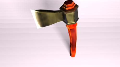 Lowpoly axe