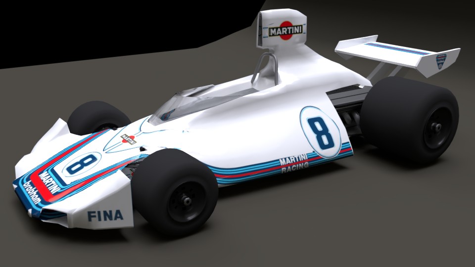 Brabham BT44 Low Poly
