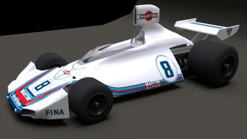 Brabham BT44 Low Poly