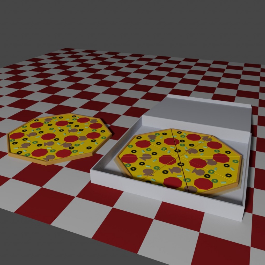 Low-Poly Pizza