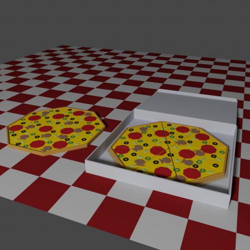 Low-Poly Pizza