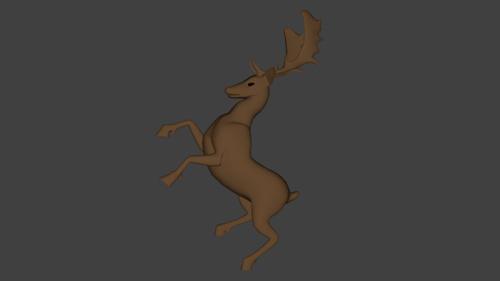 Untextured Stag
