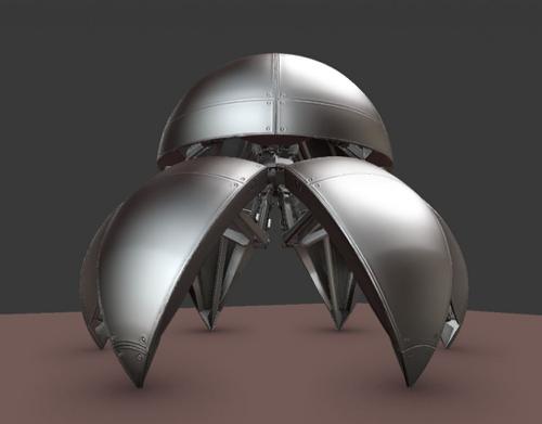 Sphere Bot High Poly Version