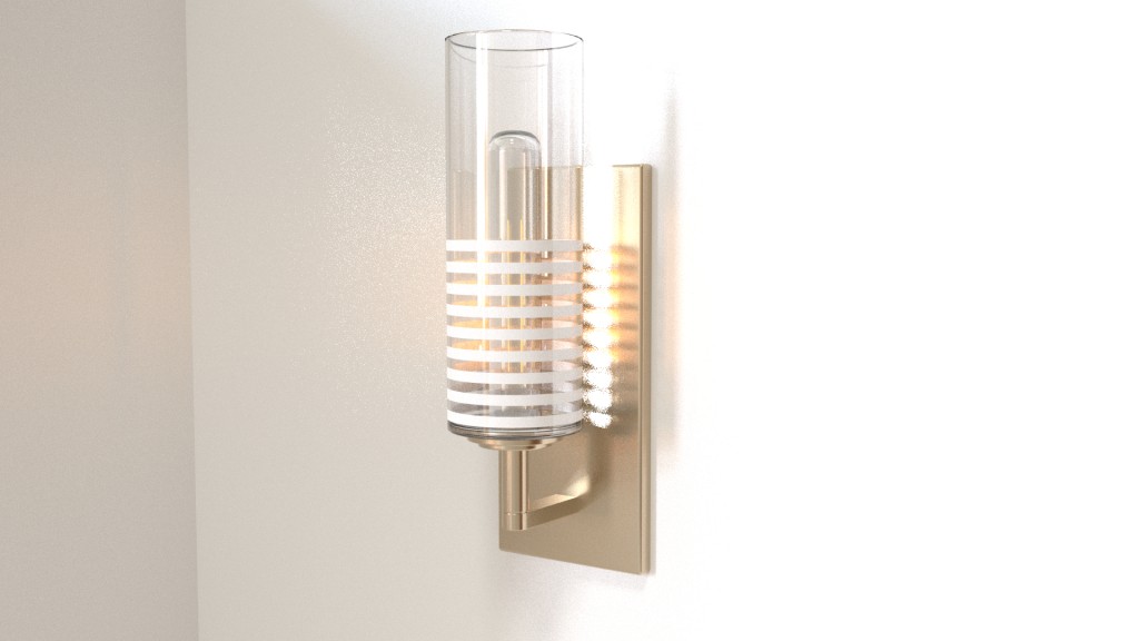 Lamp Satin Nickel Metallic