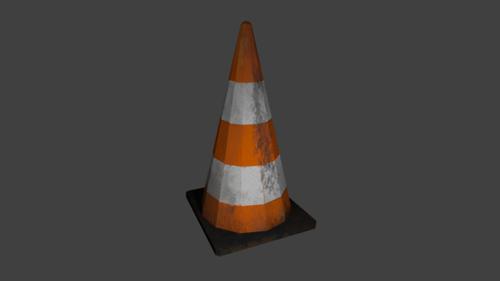orange street cone