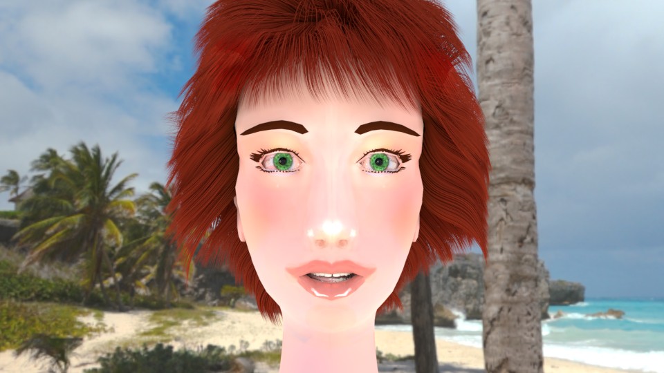 Blender Hair Particles in Wind Force