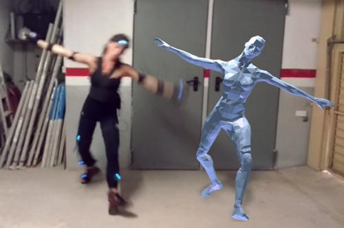 Female model for motion capture
