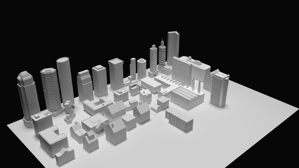 Buildings and Houses (lowpoly)