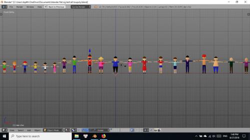 Lowpoly rigging