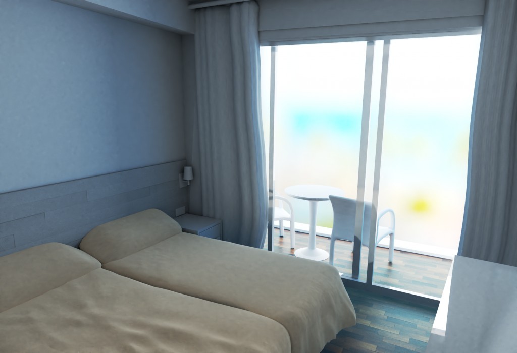 Hotel Room render