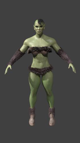 Female Orc Warrior
