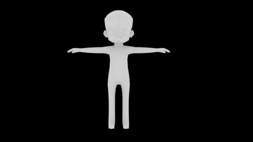 Low poly chibi base