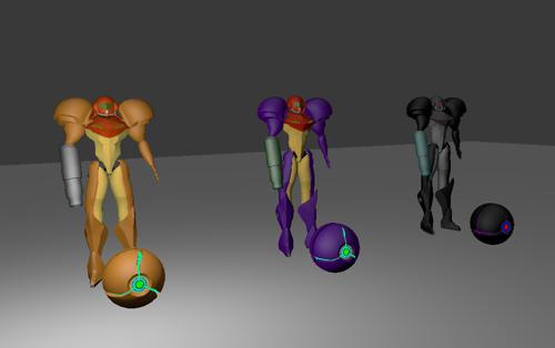 Samus Aran Suits & Morph Ball