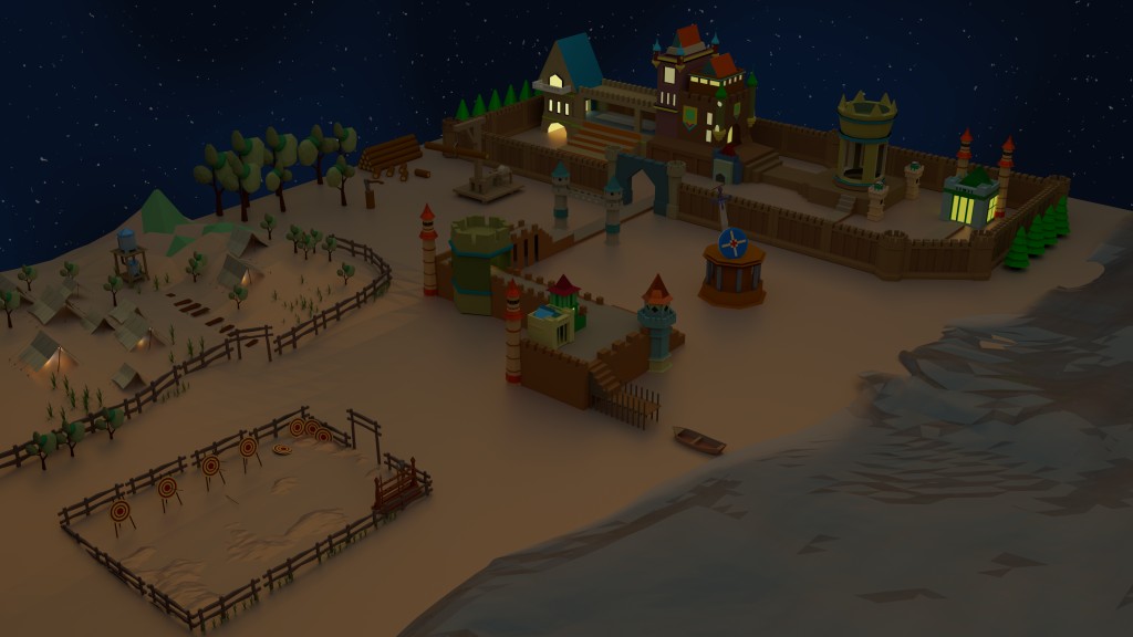 Low Poly castle/kingdom