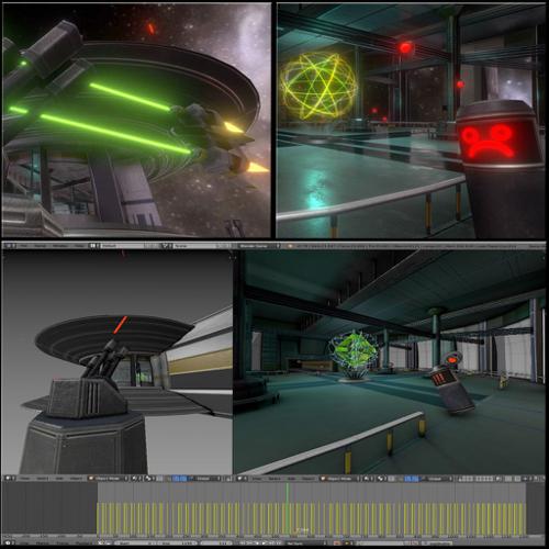 Space Station Scene