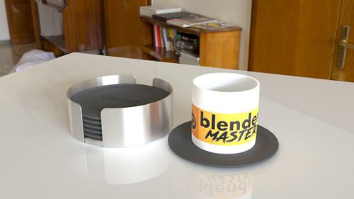 Blomus Lareto Coasters, Set of 6