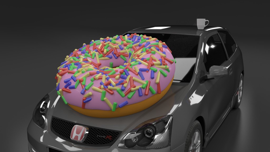 Honda Type R Combined with Doughnut