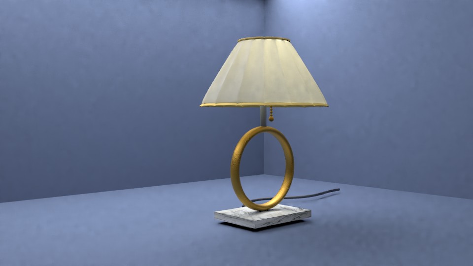 Art Deco Circle Lamp