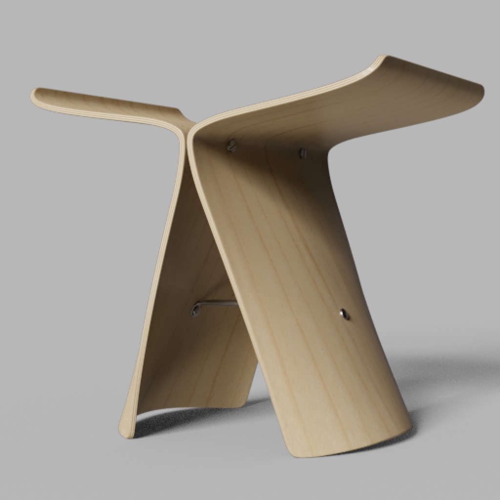 Butterfly stool