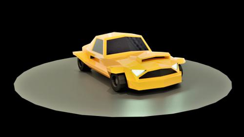 Low poly car