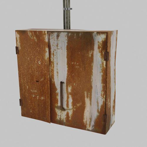 Rusty electrical enclosure