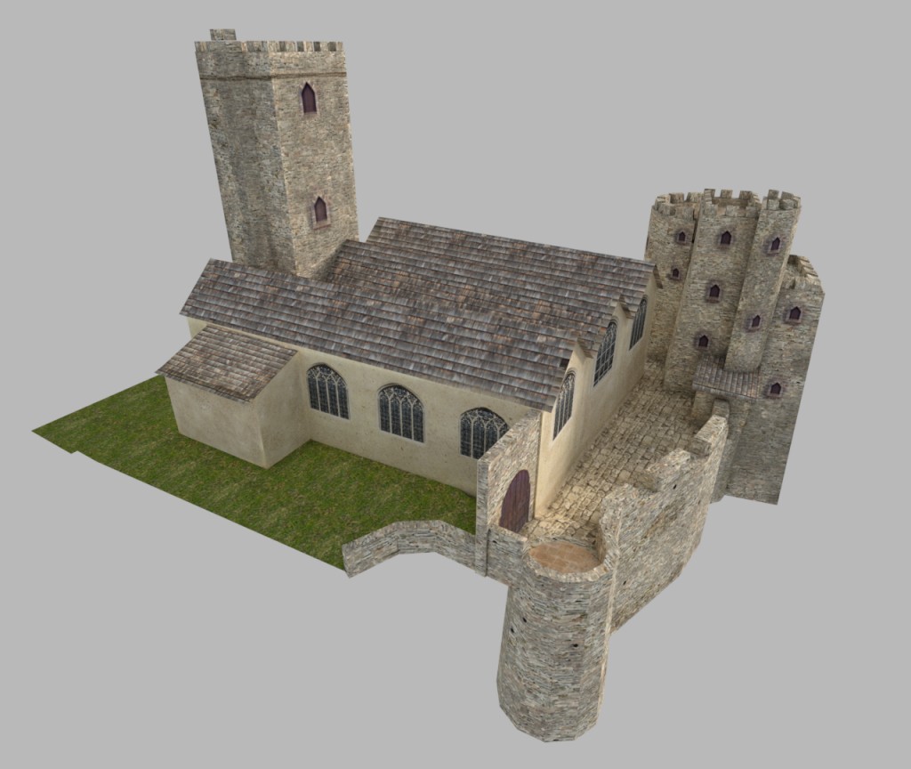 castle low poly