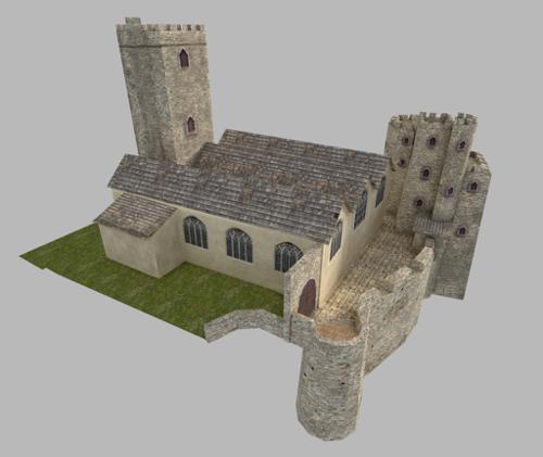 castle low poly