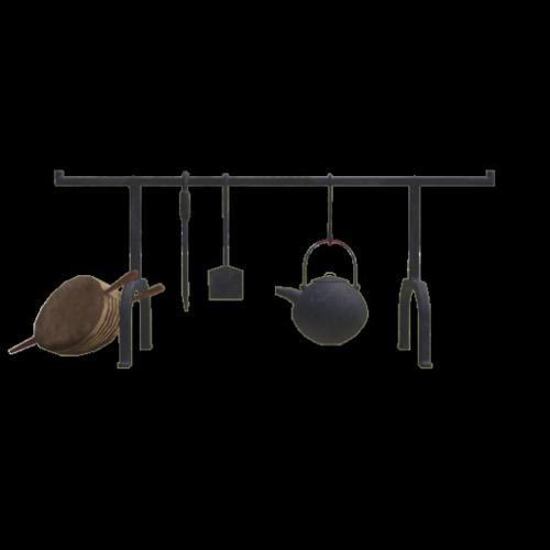 Fireplace Kettle Rack
