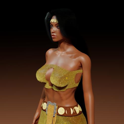 Christmas Crip Part 3 - Belly dancer girl