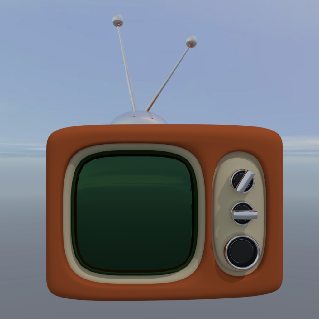 Stylized Retro TV