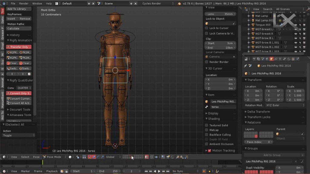 LionX 4 Character Rigs