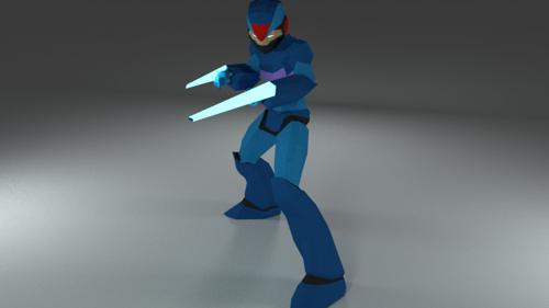 Sci-Fi Character Low Poly