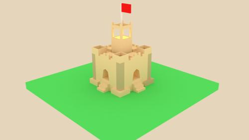 Low Poly Castle