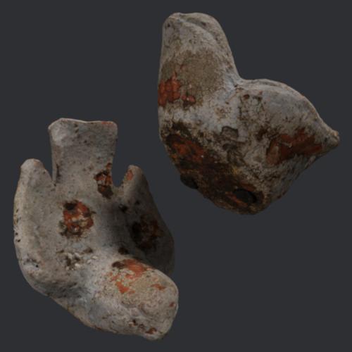 Weathered Concrete Bird