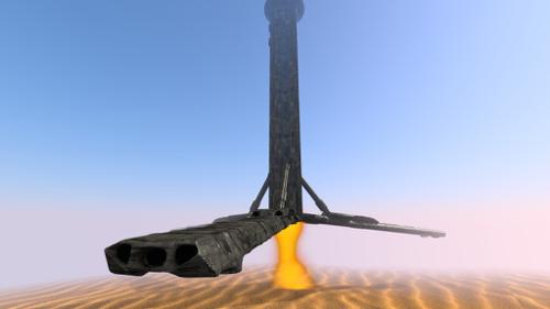 The heavy cruiser "The Invincible".