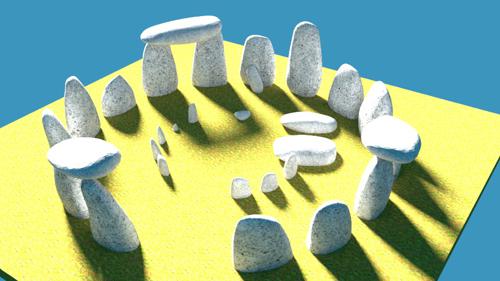 Low Poly Ritual Circle