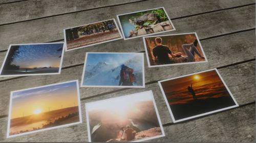 Falling Photos Template 1 - Blender 2.8