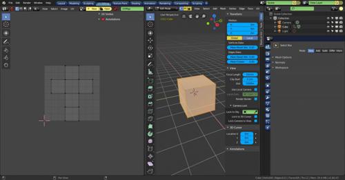 Theme Blender 2.8 is the futuro BLUE BY ariel