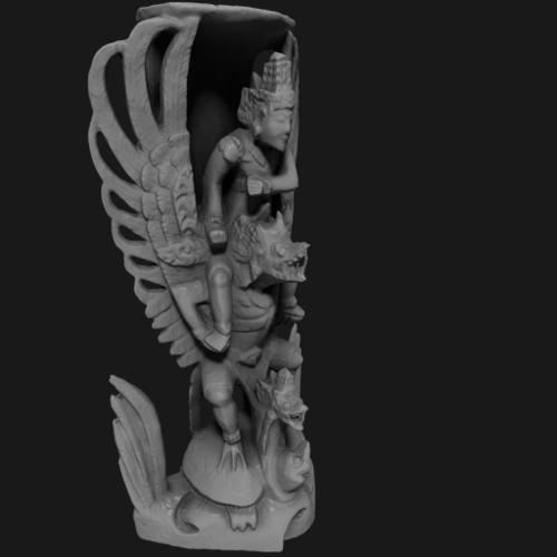 Vishnu and Garuda figurine