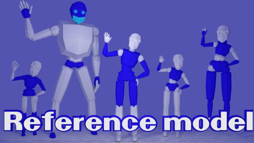 reference model(not rigged)