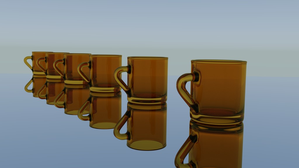 Simple glass cup