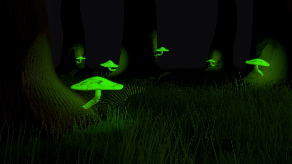 Bioluminescent Mushrooms
