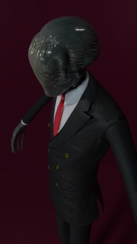 Slender Man Textured 4K
