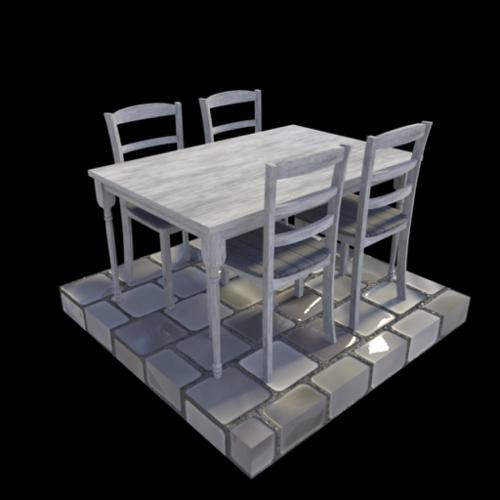 Kitchen Chair and table