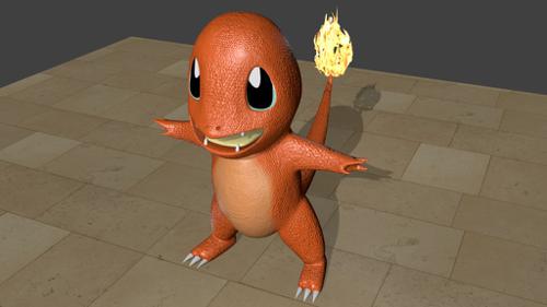 Charmander Toy ModeL