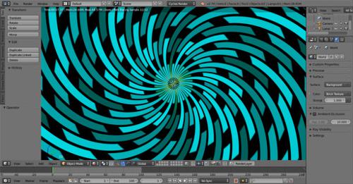 Cycles Procedural Spiral Node Group