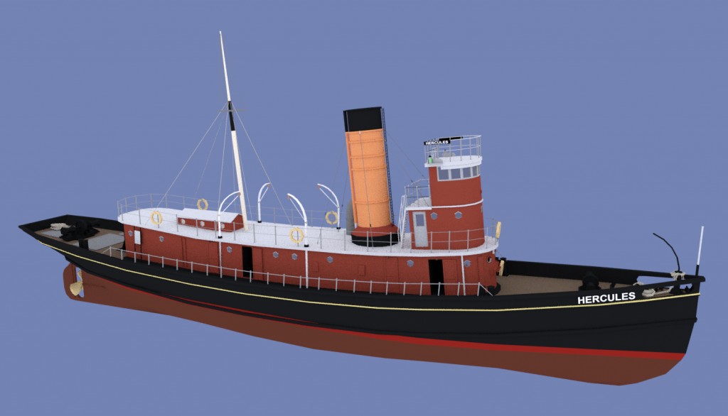 Hercules steam tug boat