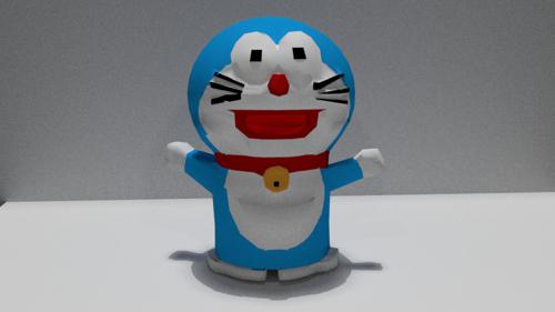 modeling karakter (doraemon)