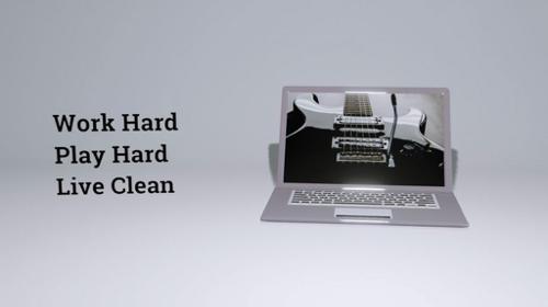 Laptop Intro Template Motion Graphics Blender 2.8